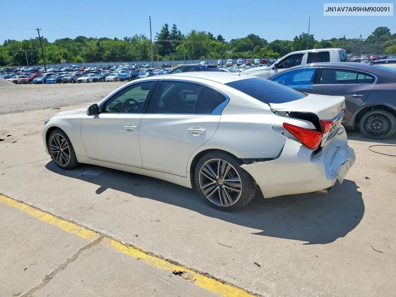 2017 Infiniti Q50 VIN: JN1AV7AR9HM900091 Lot: 60937216