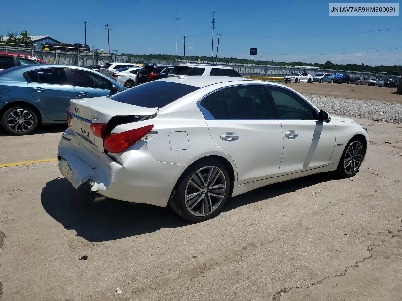 2017 Infiniti Q50 VIN: JN1AV7AR9HM900091 Lot: 60937216