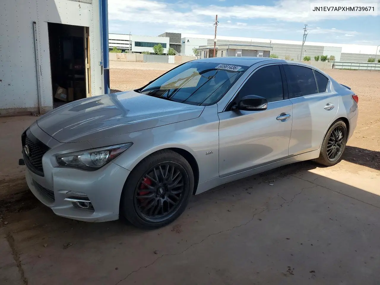 2017 Infiniti Q50 3.0T Premium VIN: JN1EV7APXHM739671 Lot: 60981436