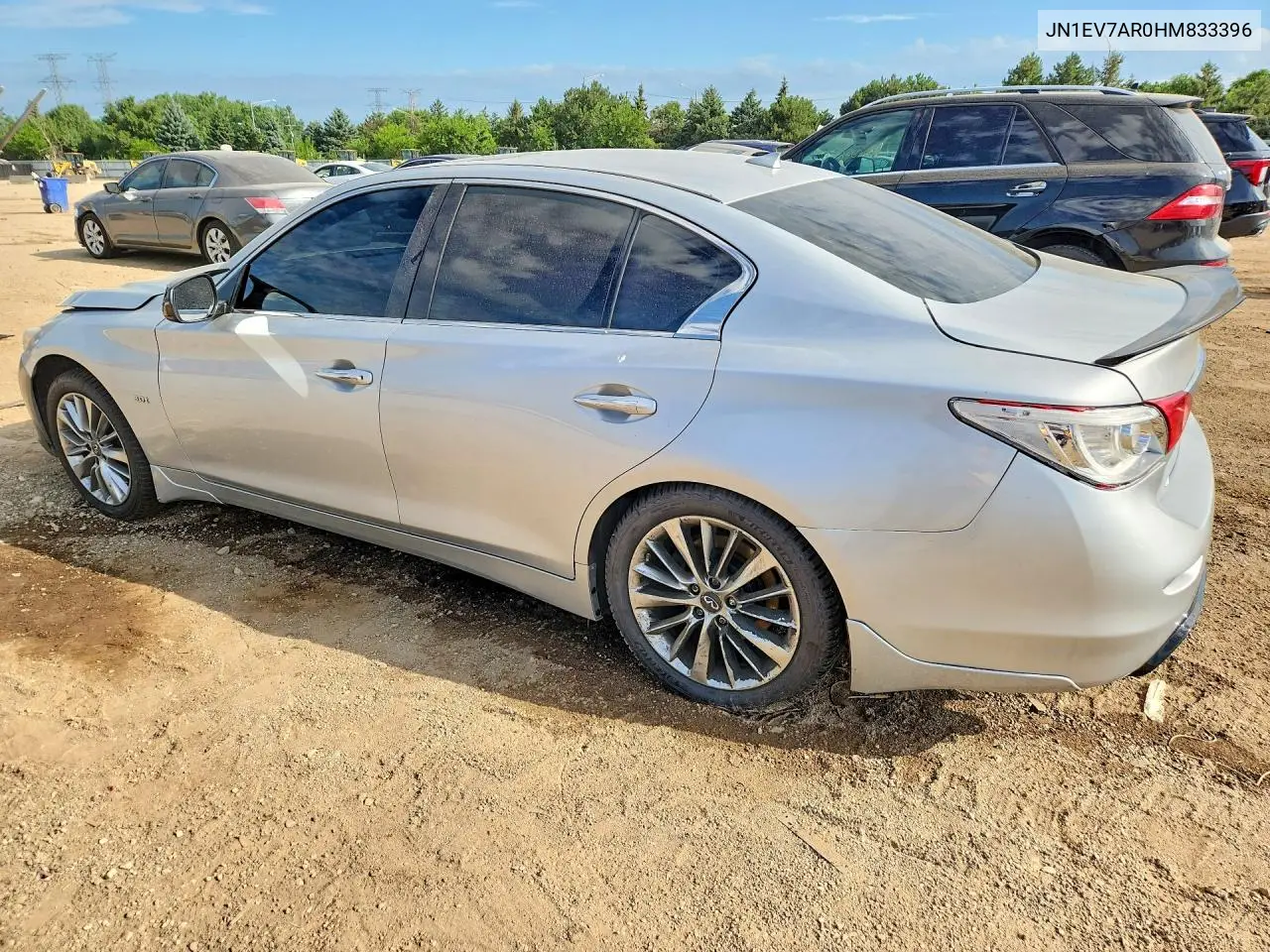2017 Infiniti Q50 3.0T Premium VIN: JN1EV7AR0HM833396 Lot: 61117766