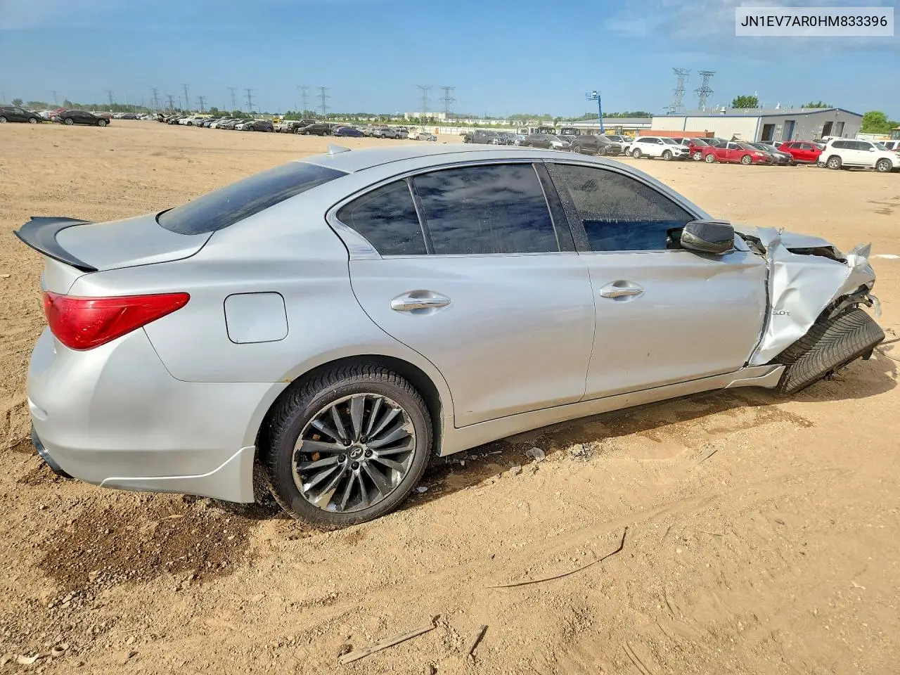 2017 Infiniti Q50 3.0T Premium VIN: JN1EV7AR0HM833396 Lot: 61117766