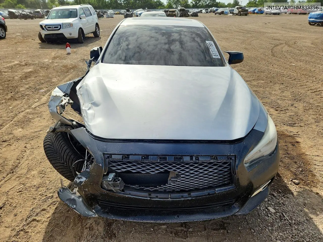 2017 Infiniti Q50 3.0T Premium VIN: JN1EV7AR0HM833396 Lot: 61117766