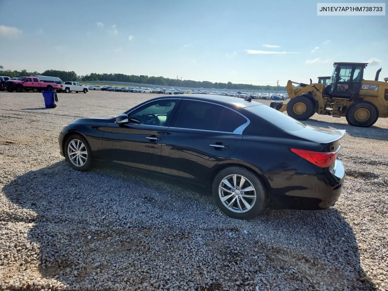 2017 Infiniti Q50 3.0T Premium VIN: JN1EV7AP1HM738733 Lot: 61323866