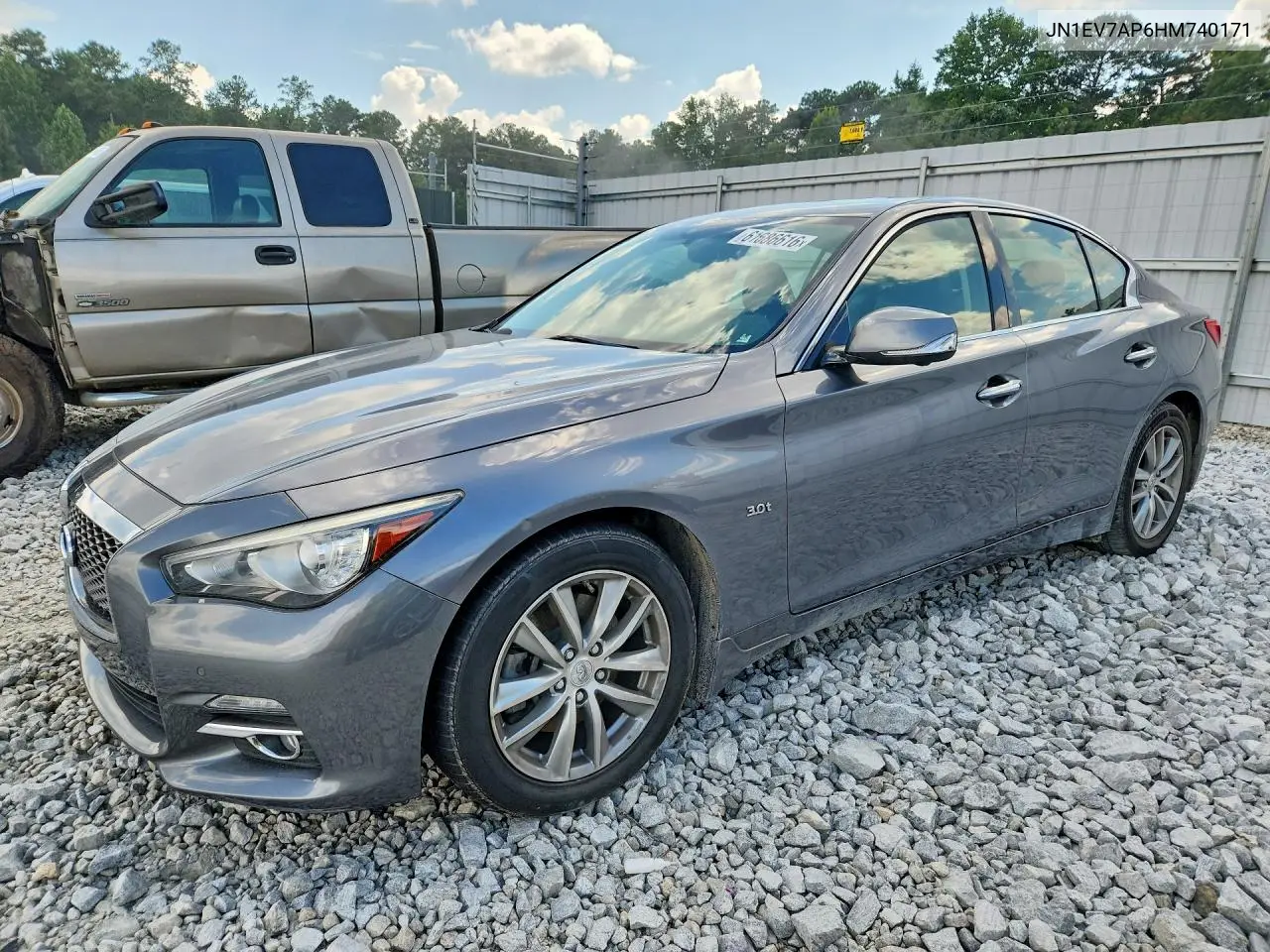 2017 Infiniti Q50 3.0T Premium VIN: JN1EV7AP6HM740171 Lot: 61686616