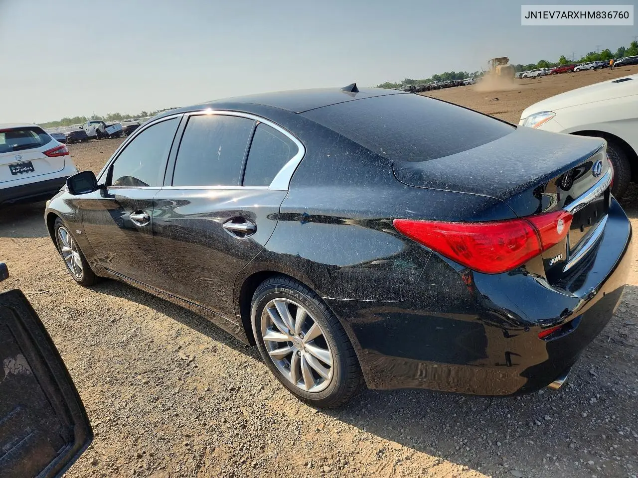 2017 Infiniti Q50 3.0T Premium VIN: JN1EV7ARXHM836760 Lot: 61777126