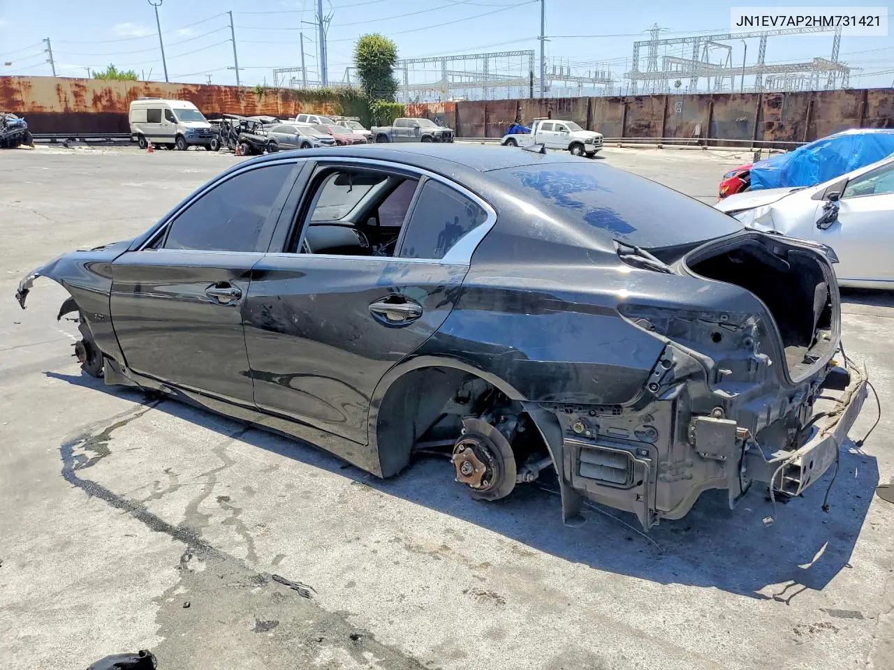 2017 Infiniti Q50 3.0T Premium VIN: JN1EV7AP2HM731421 Lot: 61808176