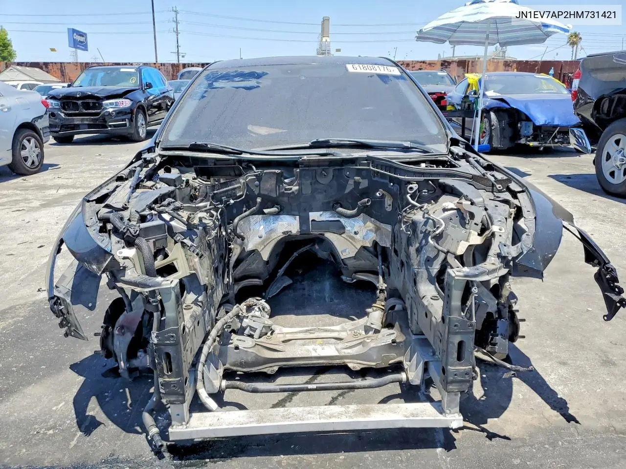2017 Infiniti Q50 3.0T Premium VIN: JN1EV7AP2HM731421 Lot: 61808176