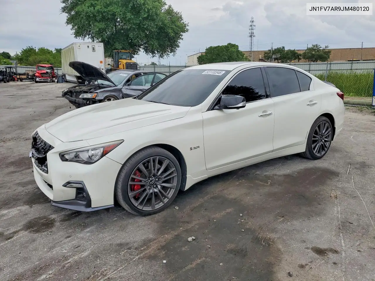 2018 Infiniti Q50 Red Sport 400