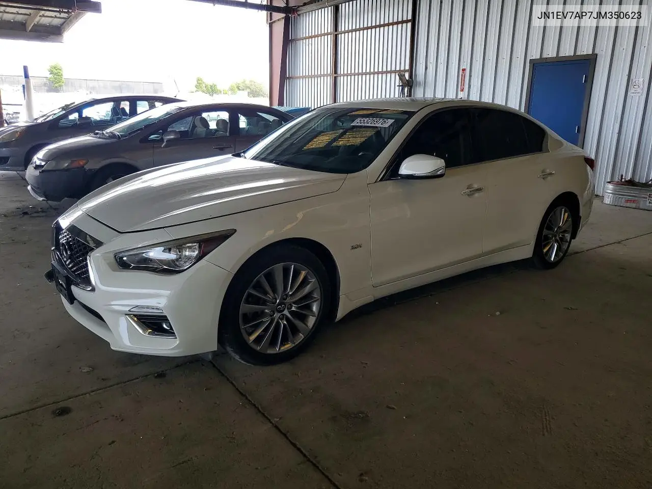 2018 Infiniti Q50 3.0T Luxe VIN: JN1EV7AP7JM350623 Lot: 55326976