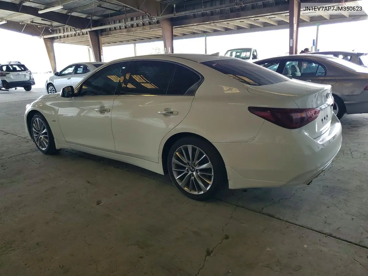 2018 Infiniti Q50 3.0T Luxe VIN: JN1EV7AP7JM350623 Lot: 55326976