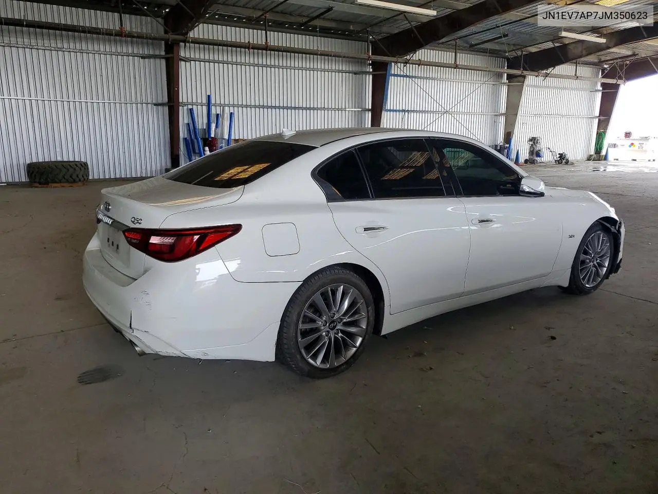 2018 Infiniti Q50 3.0T Luxe VIN: JN1EV7AP7JM350623 Lot: 55326976