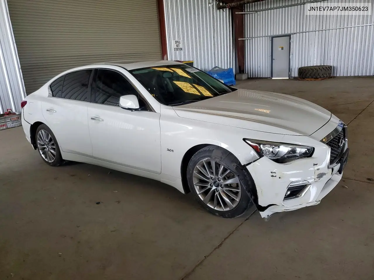 2018 Infiniti Q50 3.0T Luxe VIN: JN1EV7AP7JM350623 Lot: 55326976