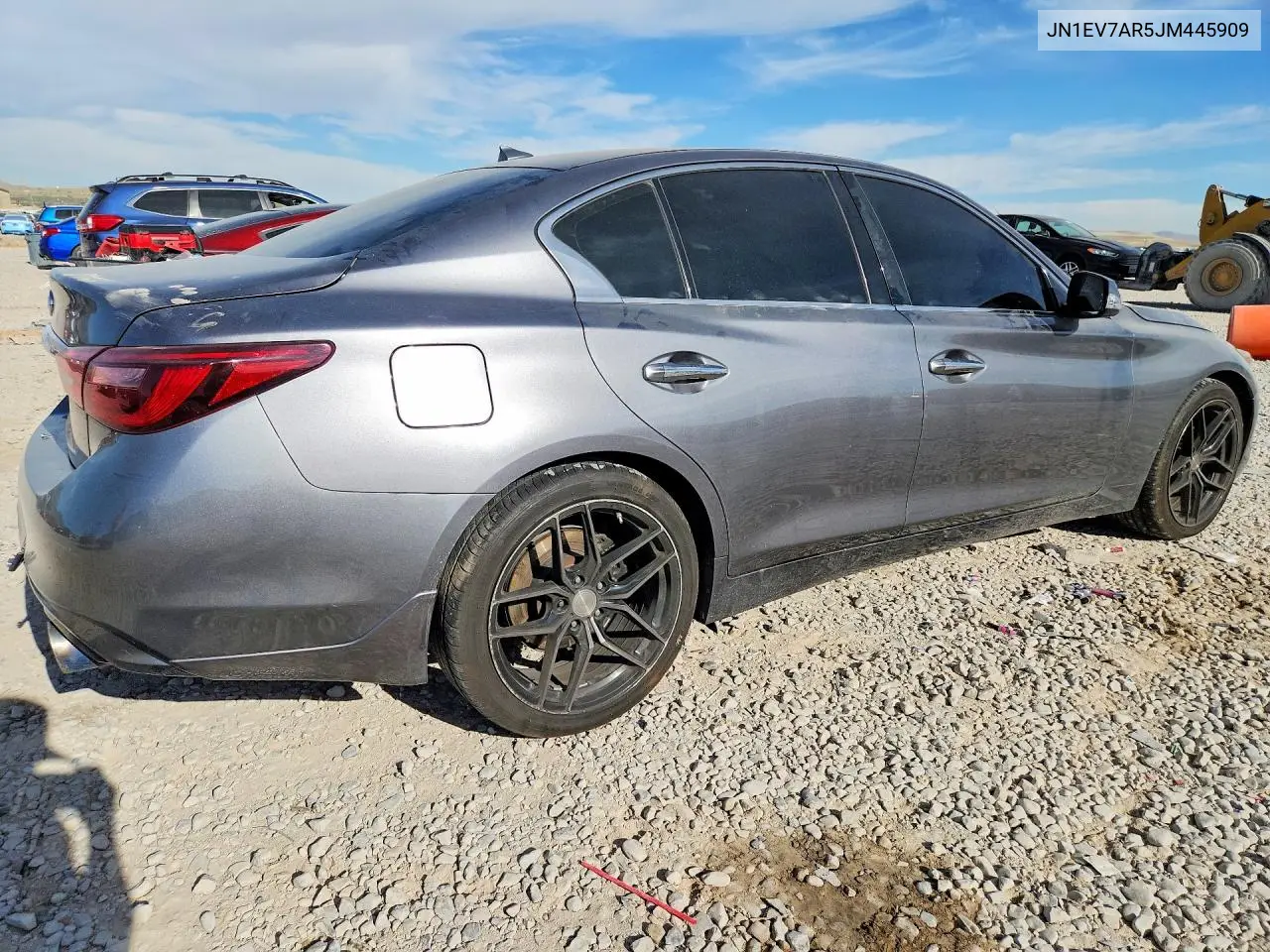2018 Infiniti Q50 3.0T Luxe VIN: JN1EV7AR5JM445909 Lot: 57210136