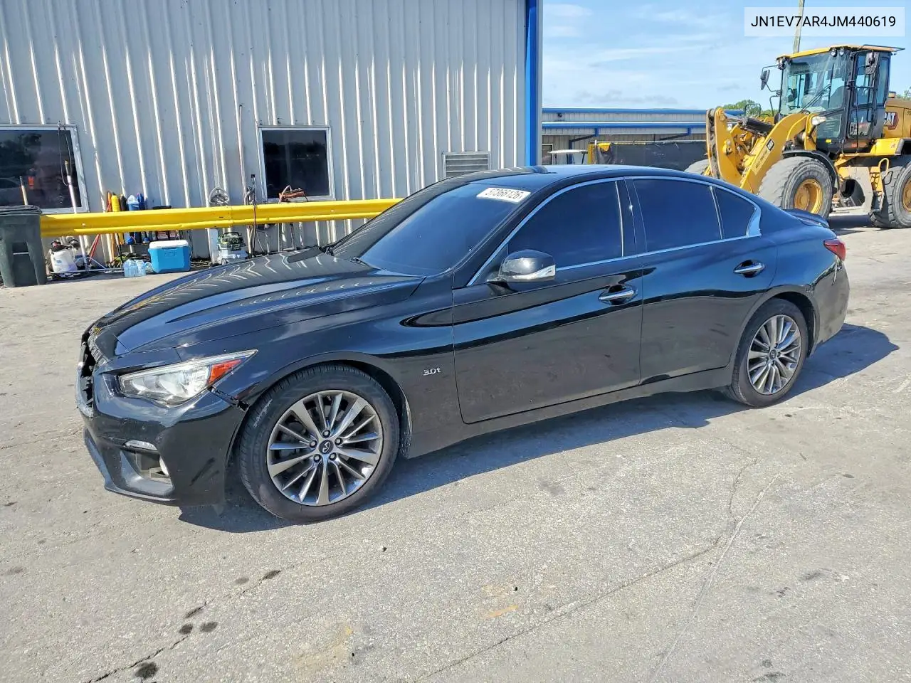 2018 Infiniti Q50 3.0T Luxe VIN: JN1EV7AR4JM440619 Lot: 57366126