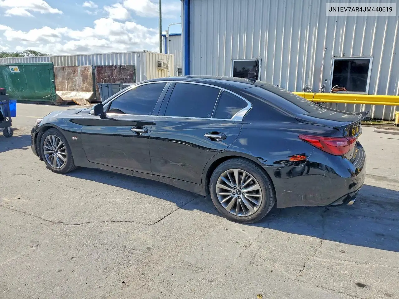 2018 Infiniti Q50 3.0T Luxe VIN: JN1EV7AR4JM440619 Lot: 57366126