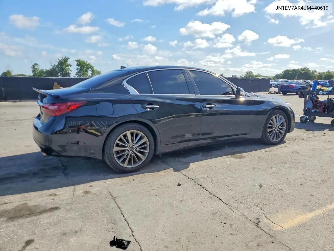 2018 Infiniti Q50 3.0T Luxe VIN: JN1EV7AR4JM440619 Lot: 57366126