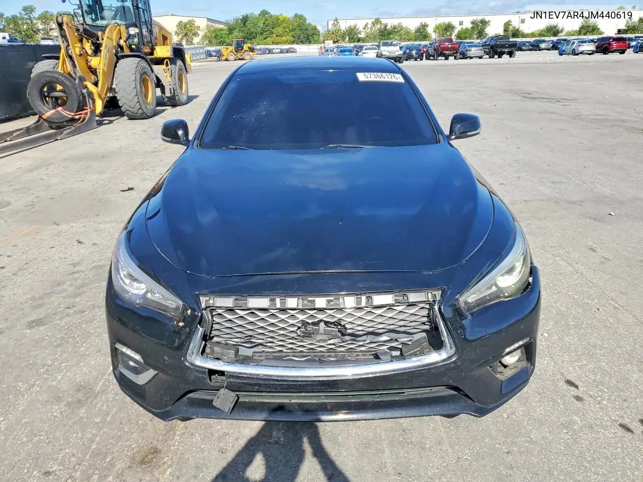 2018 Infiniti Q50 3.0T Luxe VIN: JN1EV7AR4JM440619 Lot: 57366126