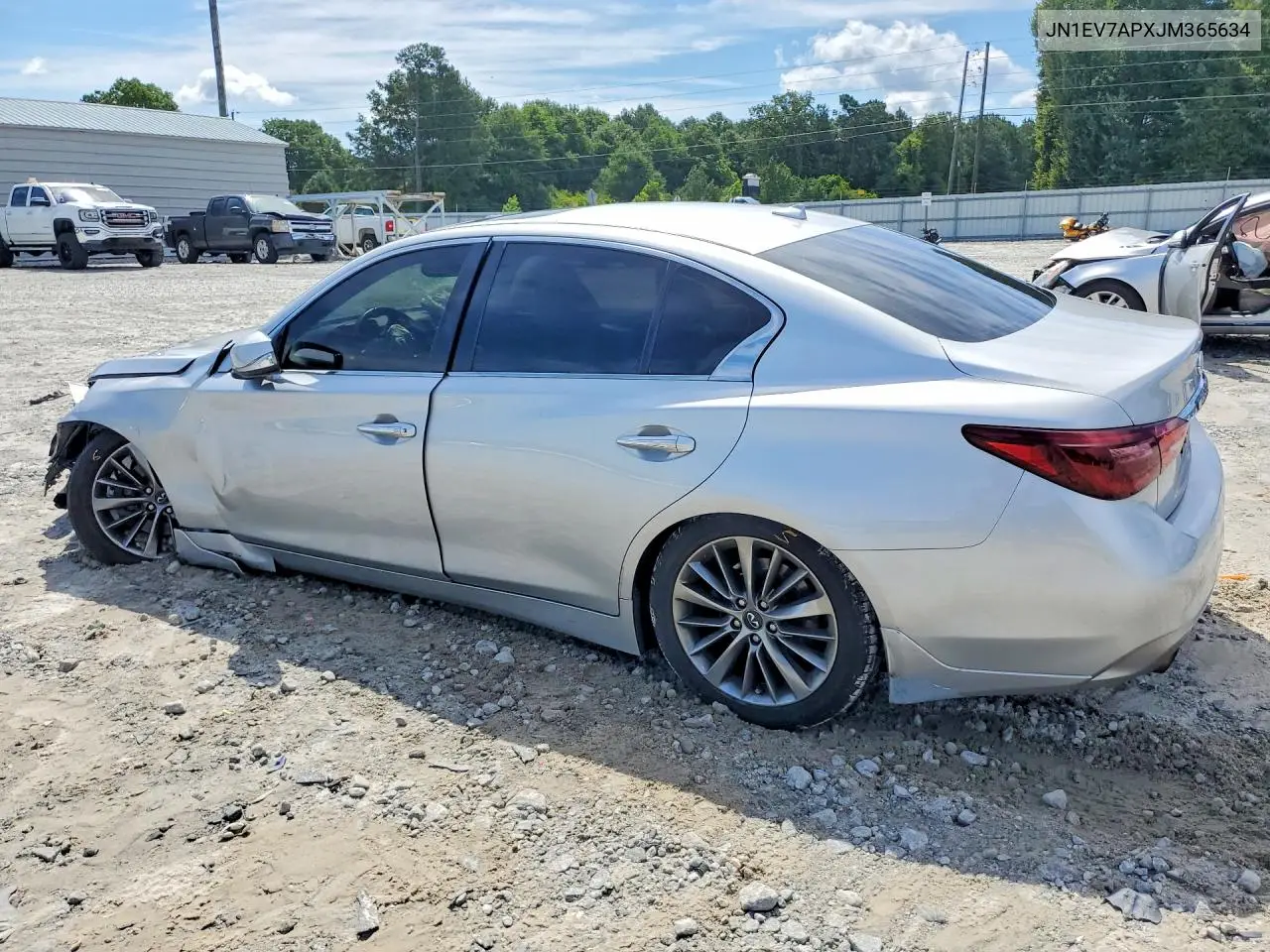 2018 Infiniti Q50 3.0T Luxe VIN: JN1EV7APXJM365634 Lot: 57395536
