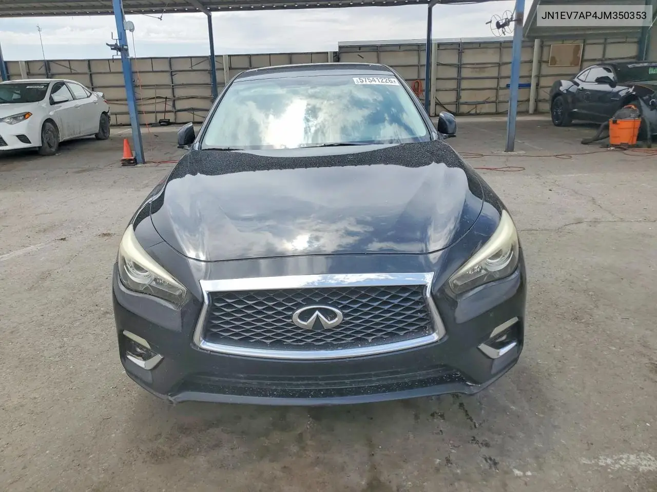2018 Infiniti Q50 3.0T Luxe VIN: JN1EV7AP4JM350353 Lot: 57541226