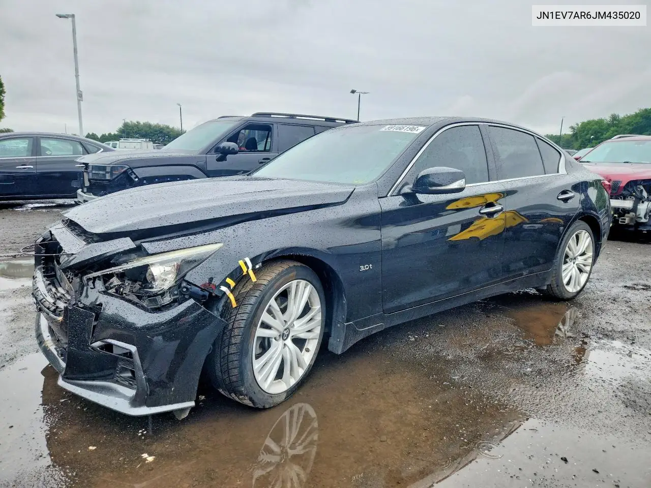 2018 Infiniti Q50 3.0T Sport VIN: JN1EV7AR6JM435020 Lot: 59166196