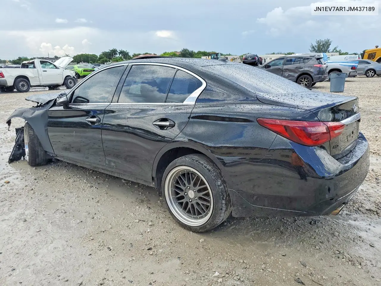 2018 Infiniti Q50 VIN: JN1EV7AR1JM437189 Lot: 59243756