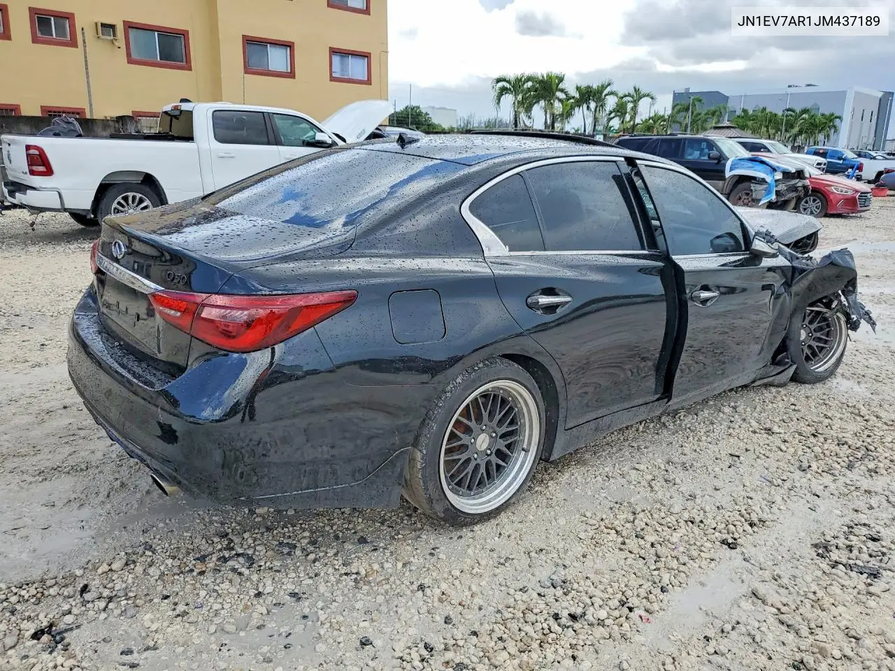 2018 Infiniti Q50 VIN: JN1EV7AR1JM437189 Lot: 59243756