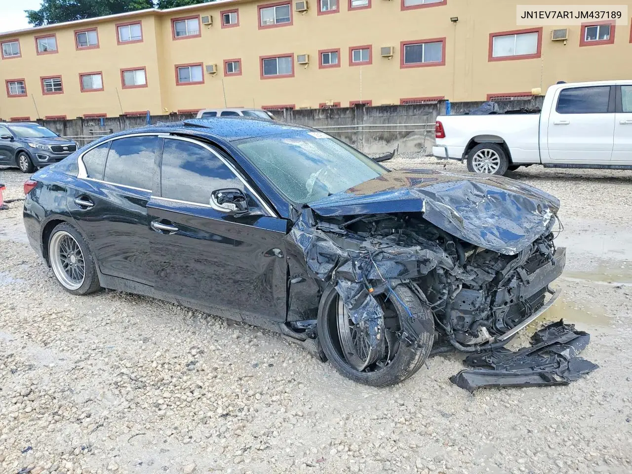 2018 Infiniti Q50 VIN: JN1EV7AR1JM437189 Lot: 59243756