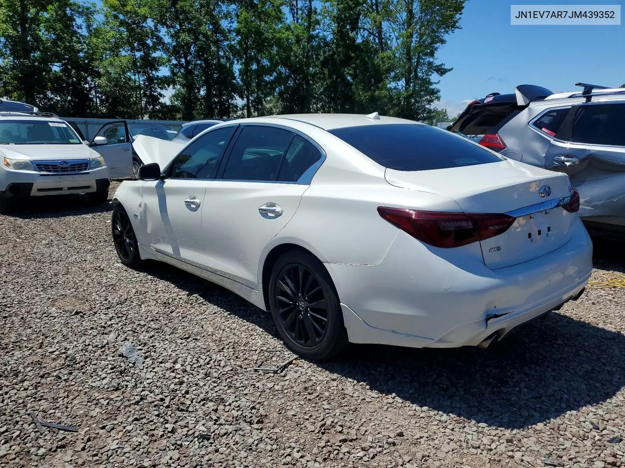 2018 Infiniti Q50 3.0T Luxe VIN: JN1EV7AR7JM439352 Lot: 59952766