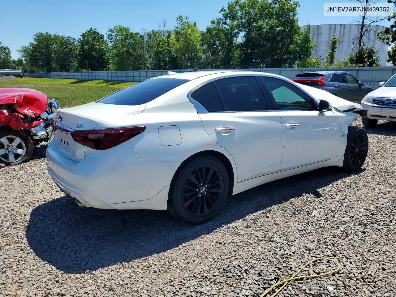 2018 Infiniti Q50 3.0T Luxe VIN: JN1EV7AR7JM439352 Lot: 59952766