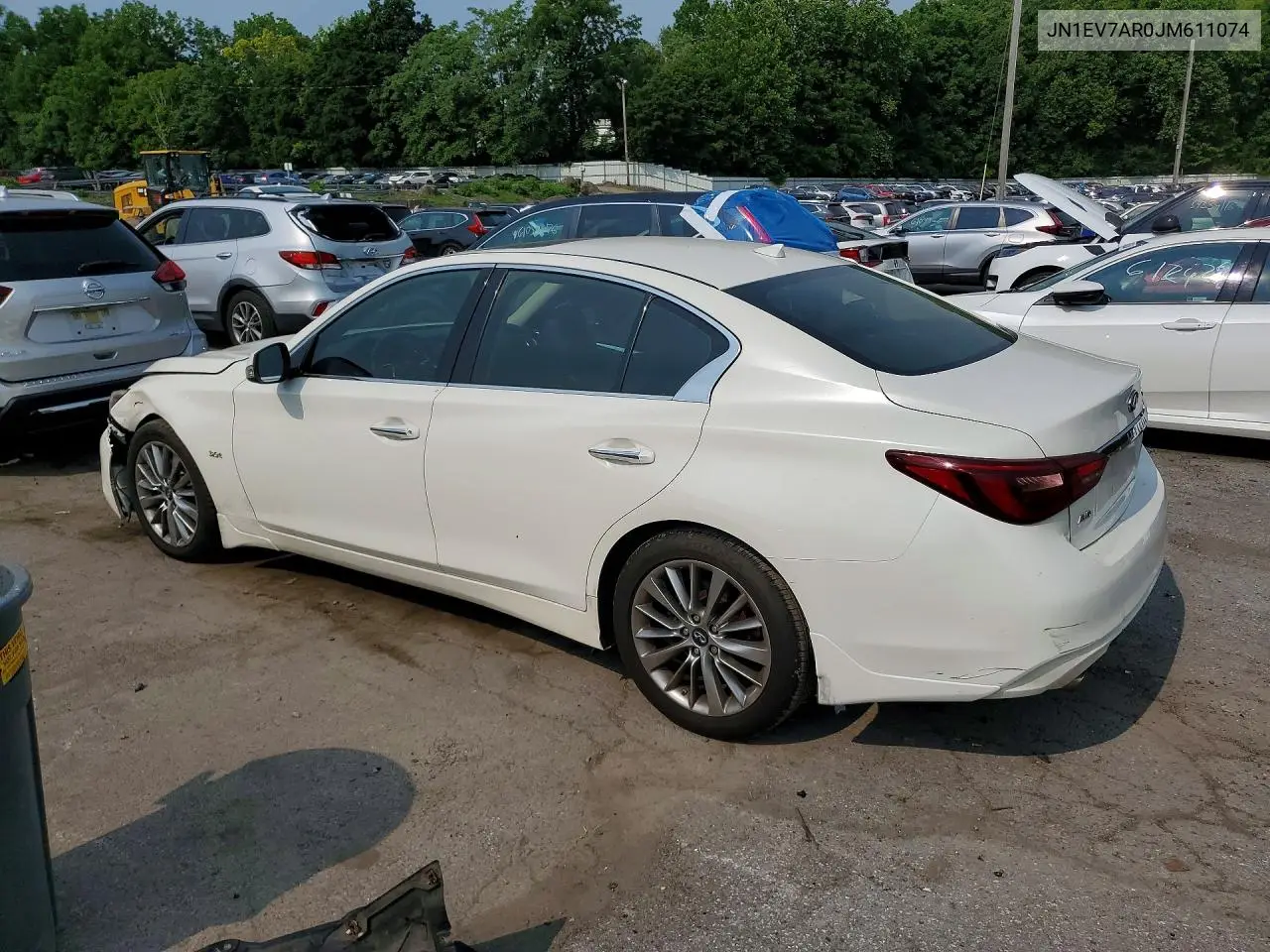 2018 Infiniti Q50 3.0T Luxe VIN: JN1EV7AR0JM611074 Lot: 60068746
