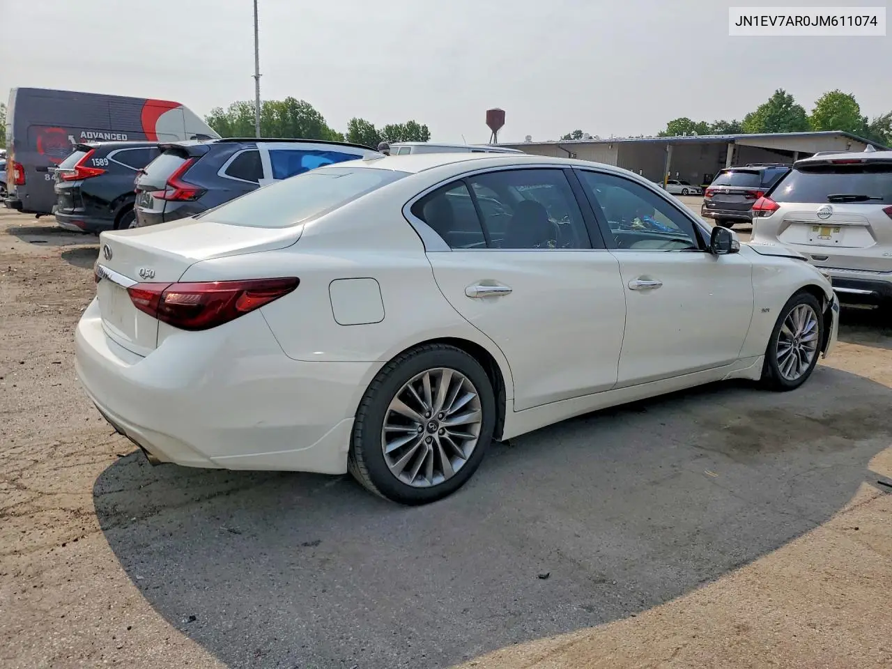 2018 Infiniti Q50 3.0T Luxe VIN: JN1EV7AR0JM611074 Lot: 60068746