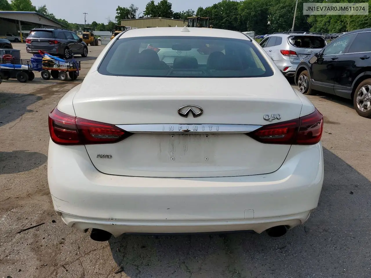 2018 Infiniti Q50 3.0T Luxe VIN: JN1EV7AR0JM611074 Lot: 60068746