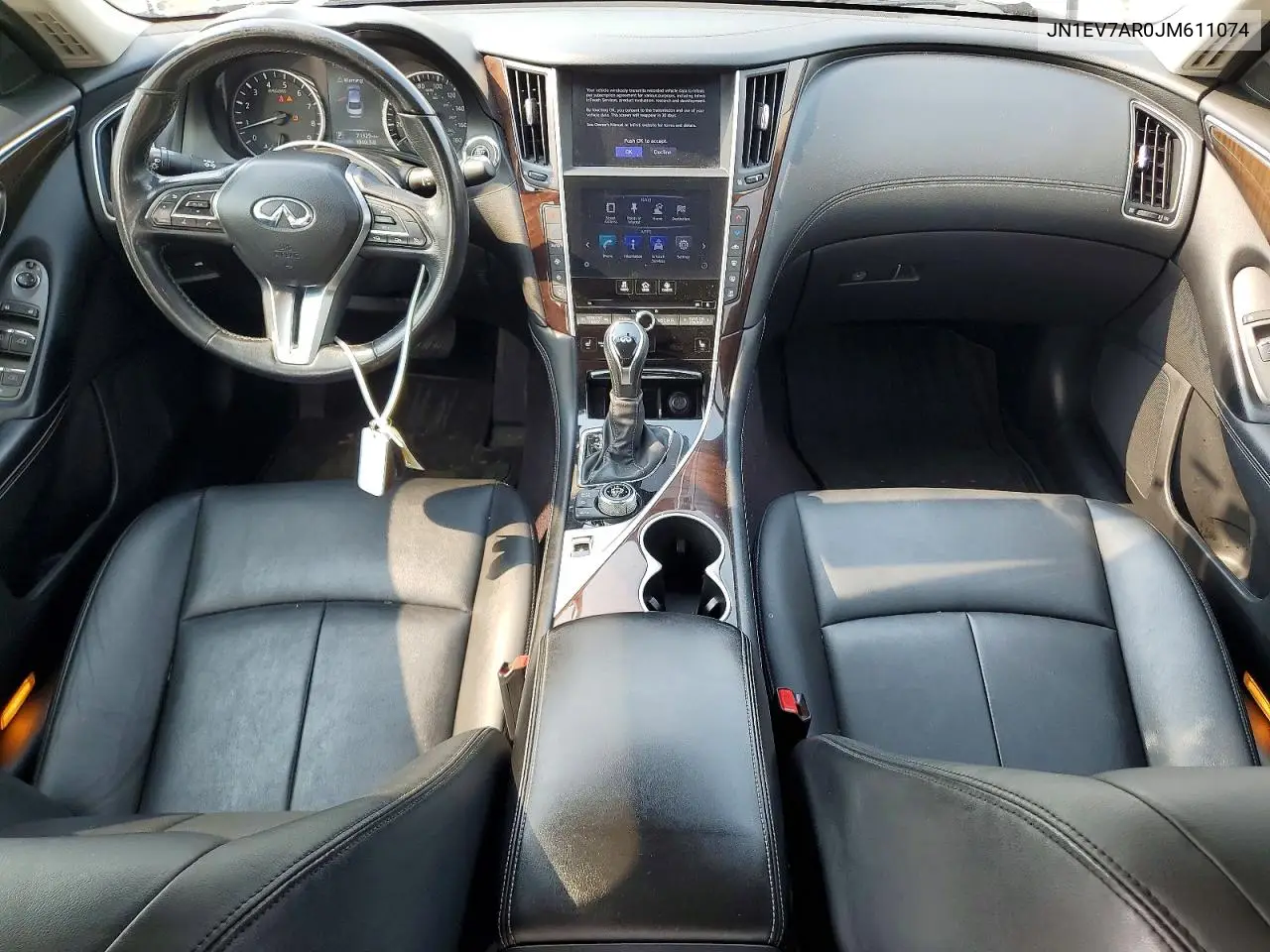 2018 Infiniti Q50 3.0T Luxe VIN: JN1EV7AR0JM611074 Lot: 60068746