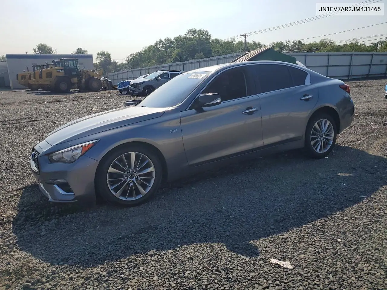 2018 Infiniti Q50 3.0T Luxe VIN: JN1EV7AR2JM431465 Lot: 60305826