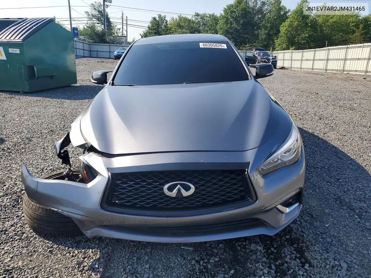 2018 Infiniti Q50 3.0T Luxe VIN: JN1EV7AR2JM431465 Lot: 60305826