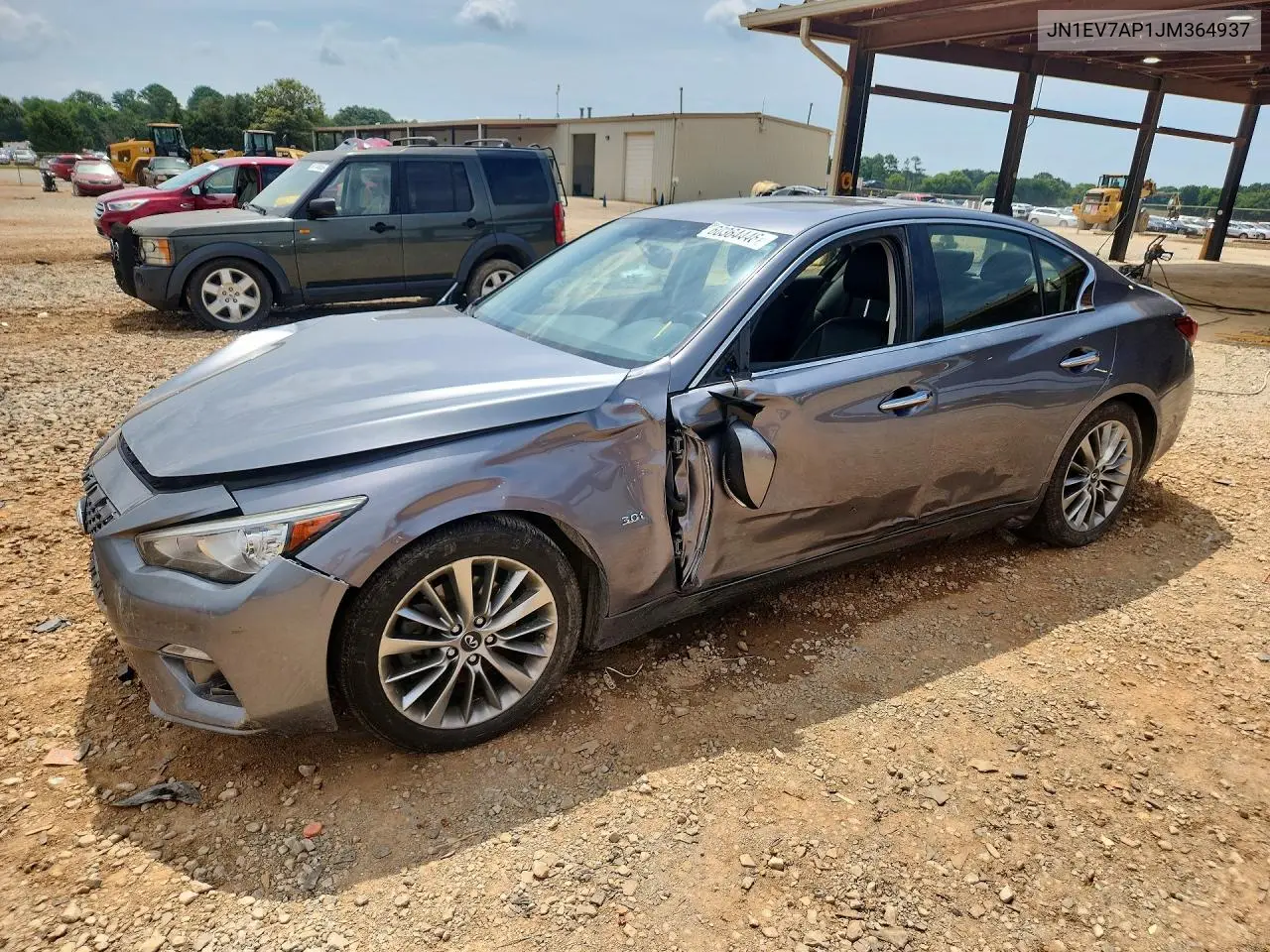 2018 Infiniti Q50 3.0T Luxe VIN: JN1EV7AP1JM364937 Lot: 60364446