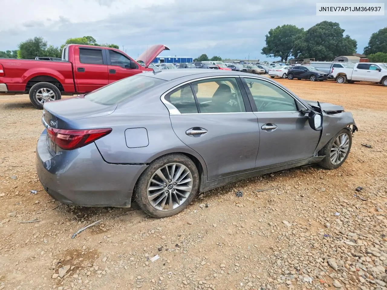 2018 Infiniti Q50 3.0T Luxe VIN: JN1EV7AP1JM364937 Lot: 60364446