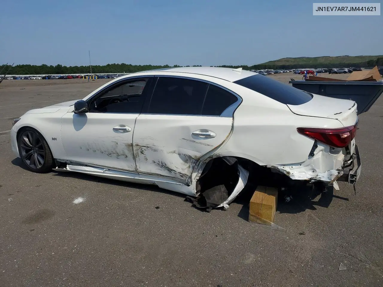 2018 Infiniti Q50 3.0T Luxe VIN: JN1EV7AR7JM441621 Lot: 60607636