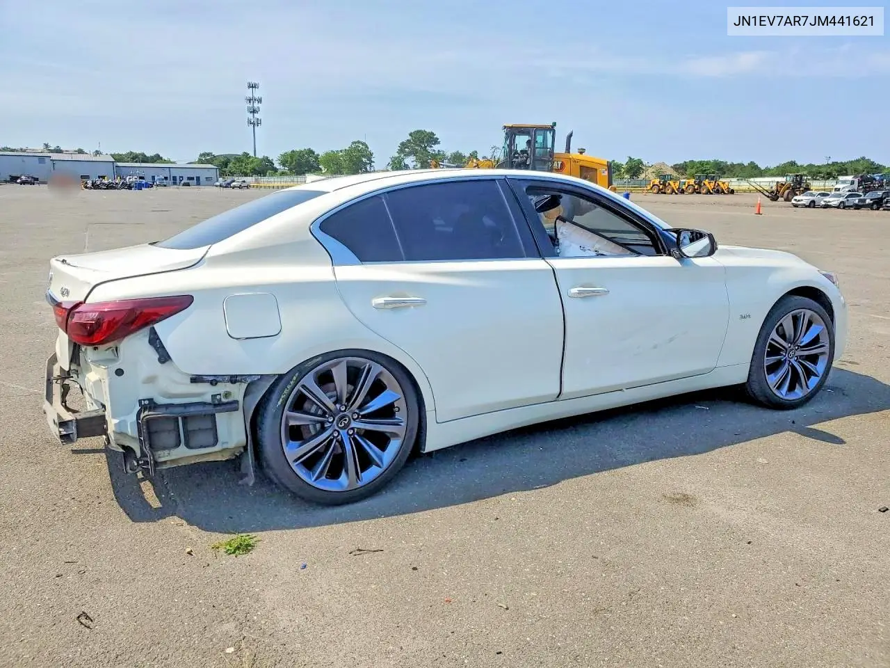 2018 Infiniti Q50 3.0T Luxe VIN: JN1EV7AR7JM441621 Lot: 60607636