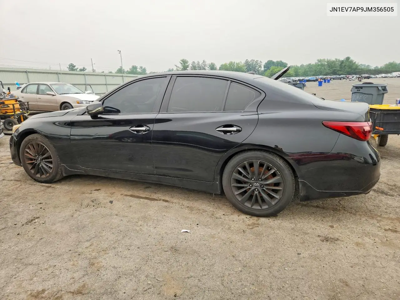 2018 Infiniti Q50 3.0T Luxe VIN: JN1EV7AP9JM356505 Lot: 60615316