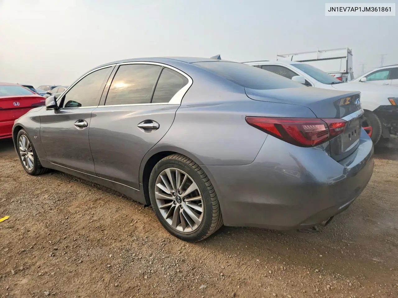 2018 Infiniti Q50 3.0T Luxe VIN: JN1EV7AP1JM361861 Lot: 60685686