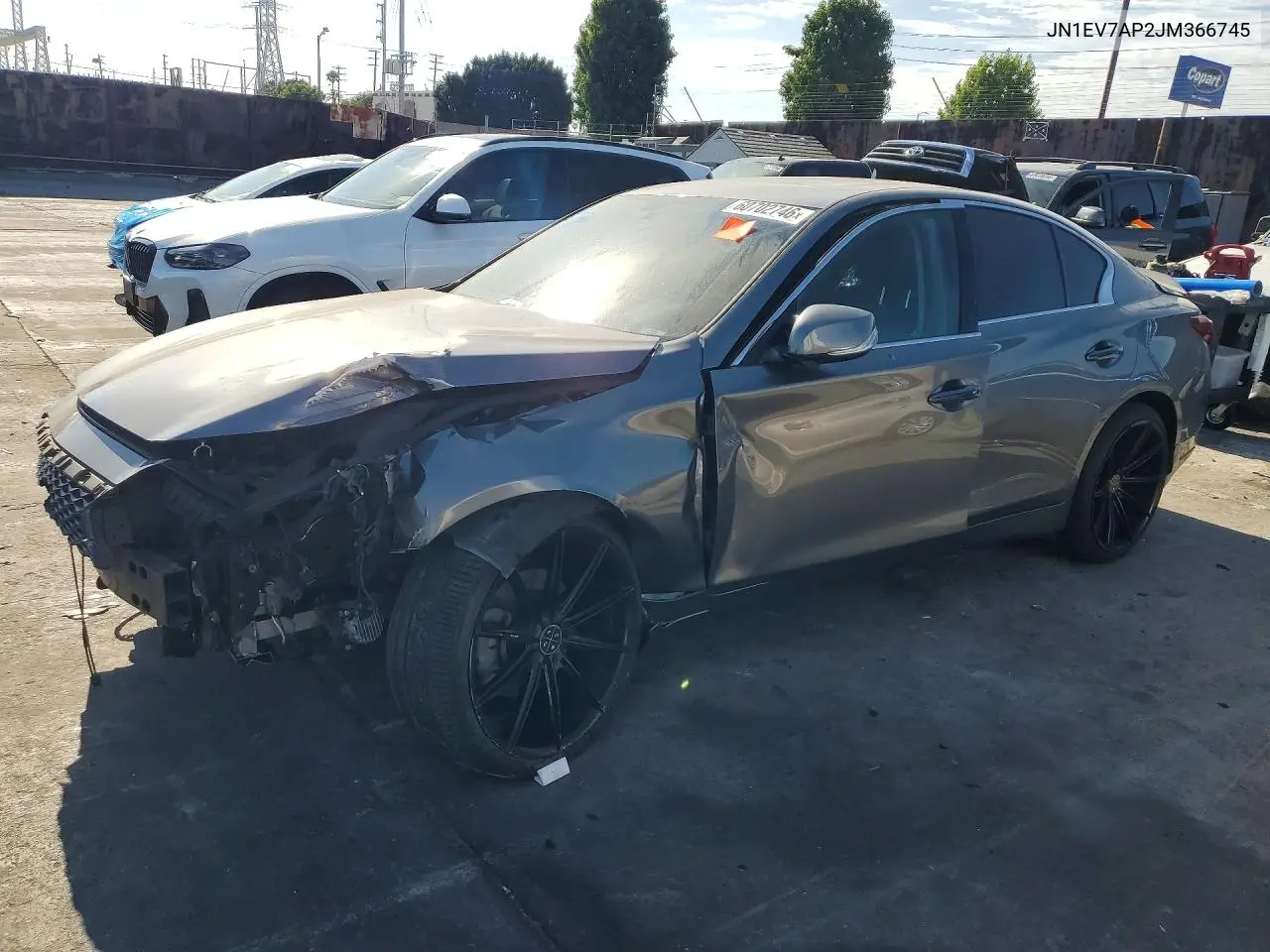 2018 Infiniti Q50 3.0T Luxe VIN: JN1EV7AP2JM366745 Lot: 60702746