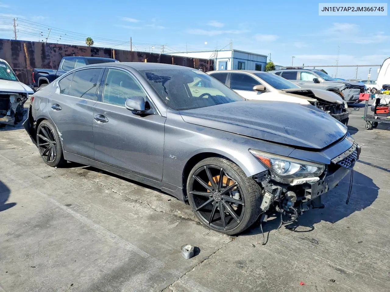 2018 Infiniti Q50 3.0T Luxe VIN: JN1EV7AP2JM366745 Lot: 60702746
