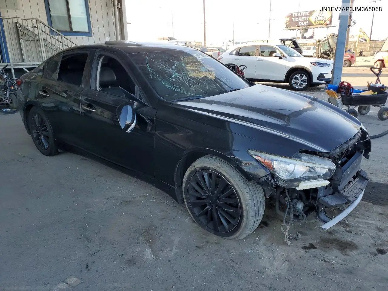 2018 Infiniti Q50 3.0T Luxe VIN: JN1EV7AP3JM365068 Lot: 60715316