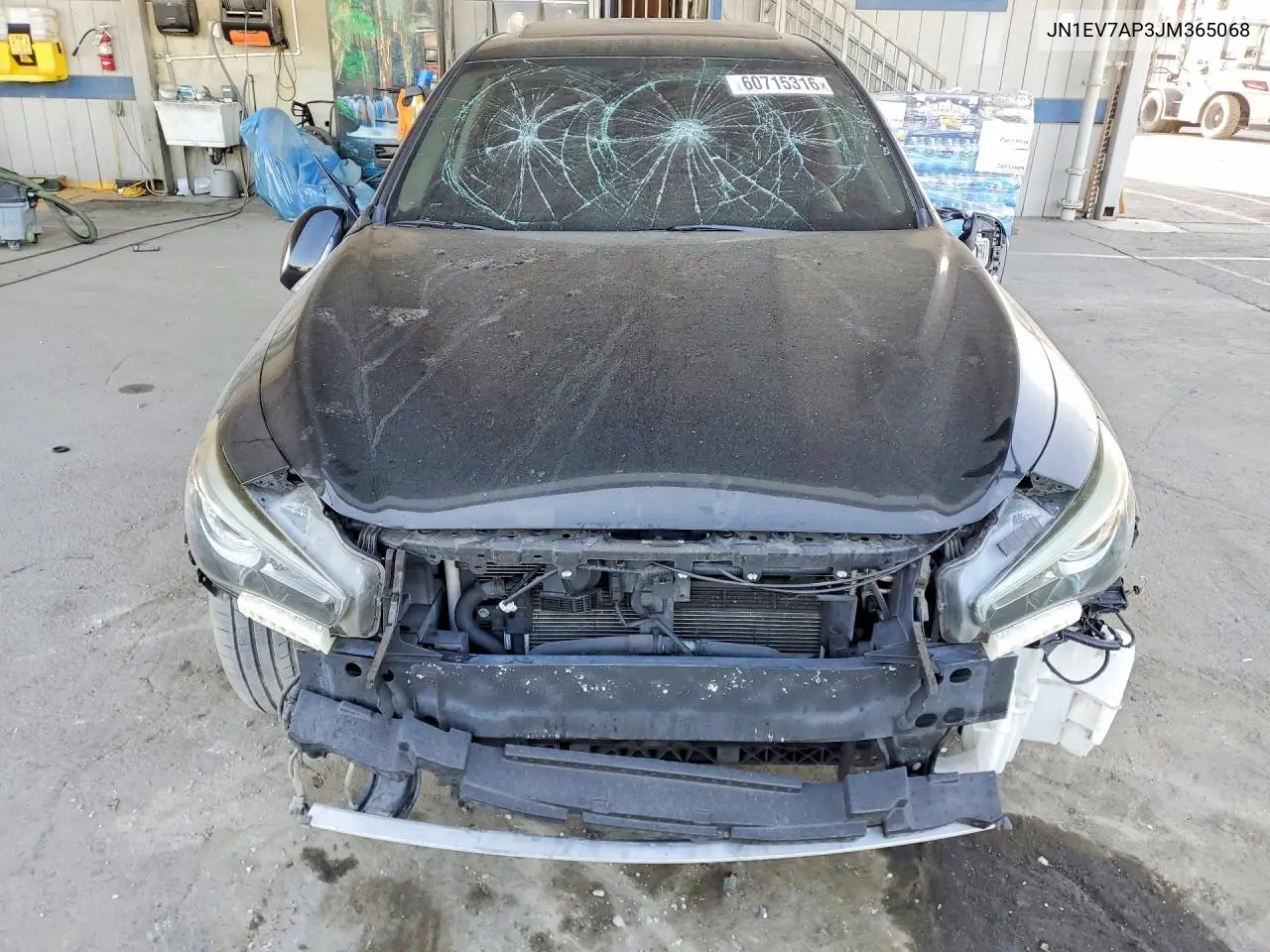 2018 Infiniti Q50 3.0T Luxe VIN: JN1EV7AP3JM365068 Lot: 60715316