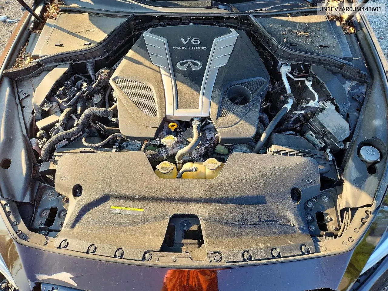 2018 Infiniti Q50 3.0T Luxe VIN: JN1EV7AR0JM443601 Lot: 60783886