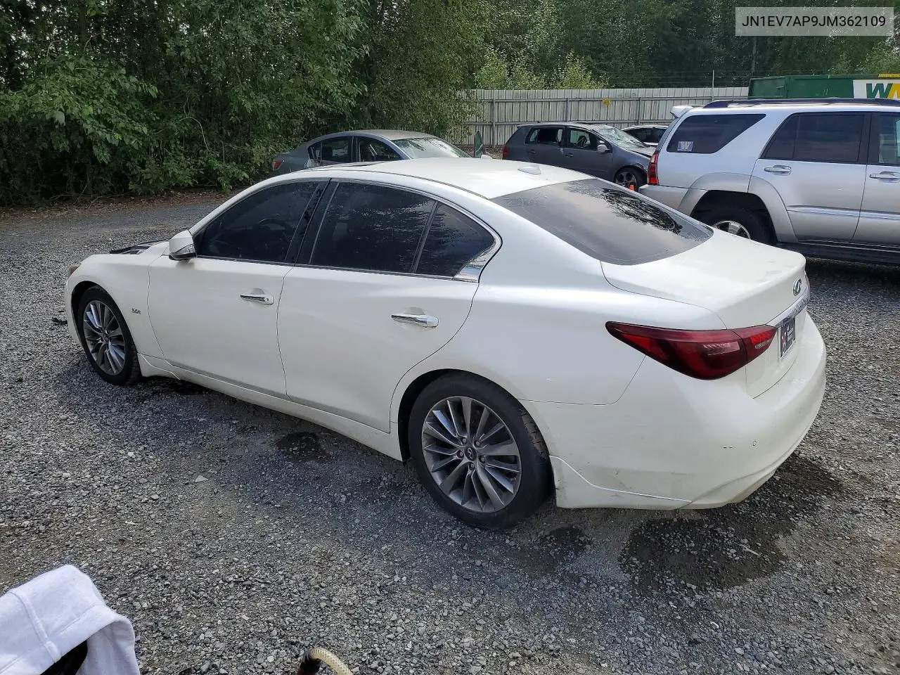 2018 Infiniti Q50 3.0T Luxe VIN: JN1EV7AP9JM362109 Lot: 60835256
