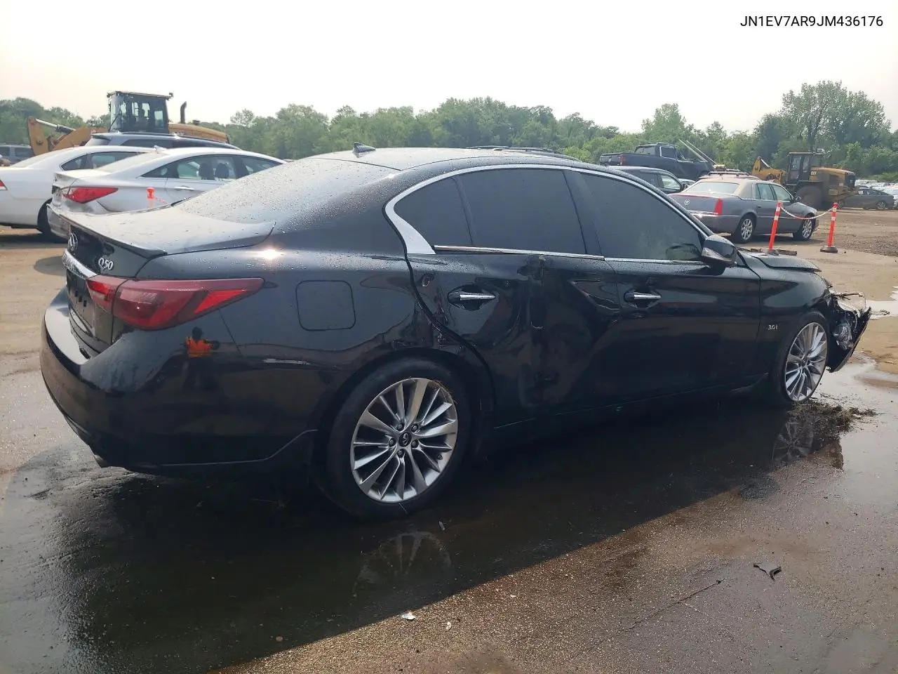 2018 Infiniti Q50 3.0T Luxe VIN: JN1EV7AR9JM436176 Lot: 60927876