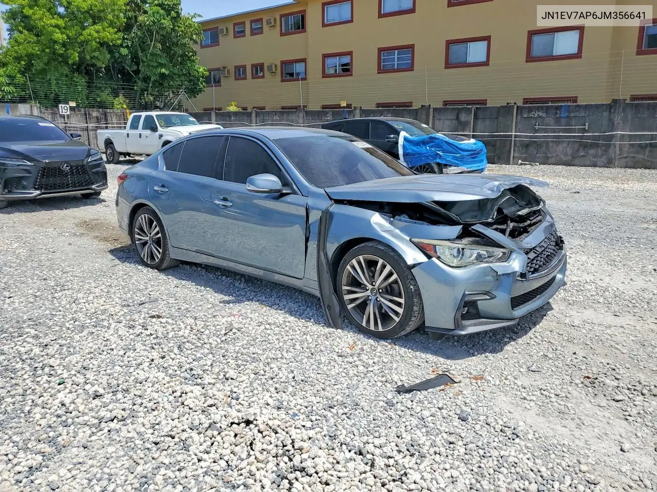 2018 Infiniti Q50 3.0T Sport VIN: JN1EV7AP6JM356641 Lot: 61024786