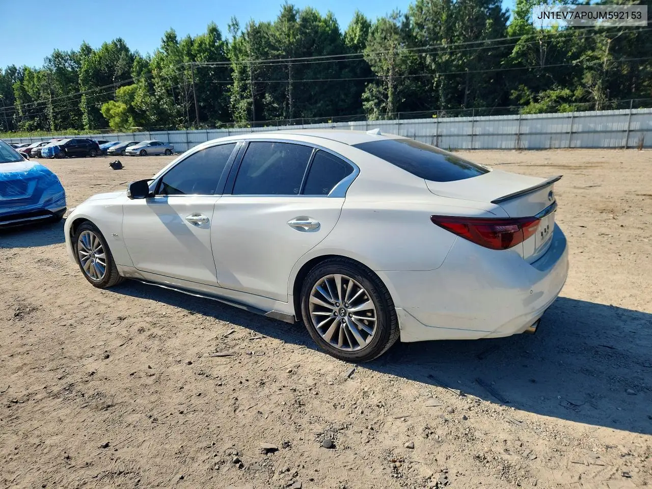 2018 Infiniti Q50 3.0T Luxe VIN: JN1EV7AP0JM592153 Lot: 61184016